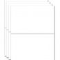 50Pk Scored white A9 Greeting cards 80lb cover with announcement plus envelopes