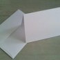 5" X 7" Heavyweight Blank White Greeting Card Set - 50 Cards & Envelopes