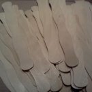 Craft Stick Wood Wavy Event Fan Handle Paddle 210/pk All Natural Outdoor Auction