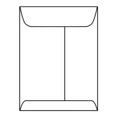 White Jumbo Open End Catalog Center Seam Mailer Box of 500 - 7_1/2"  x 10_1/2"in