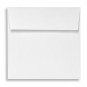 25 - White 6.5" inch Squared Flap Invitation Style Envelopes - 28# Heavyweight