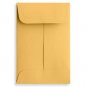 100 #1 Kraft Coin Envelopes Open End Booklet Square Flap 2.25" x 3.50 " inches