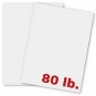 Printable BASIS COLORS - 8.5" x 11" CARDSTOCK PAPER - White 80# COVER -100 /Pk