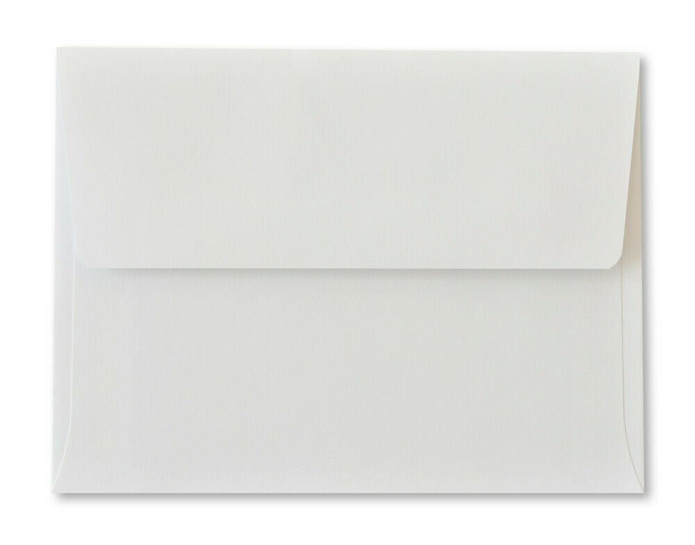 75/Pk - White A2 Reply Note Card Square Flap Envelopes - 4 3/8&acirc;�� x 5 3/4&acirc;�� inches