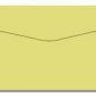Regular #10 Commercial Flap Canary Yellow - 250/ PK - Domtar Earthchoice Colors Match