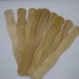 8" Unfinished Popsicle Wood Wavy Paddle Fan Handle Sticks (Case of 900)