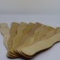 8" Unfinished Popsicle Wood Wavy Craft Paddle Fan Handle Sticks (Case of 300)