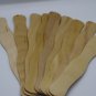 110 Natural Wavy Jumbo Wood Fan Handles Wedding Fan Sticks NEW FREE SHIPPING