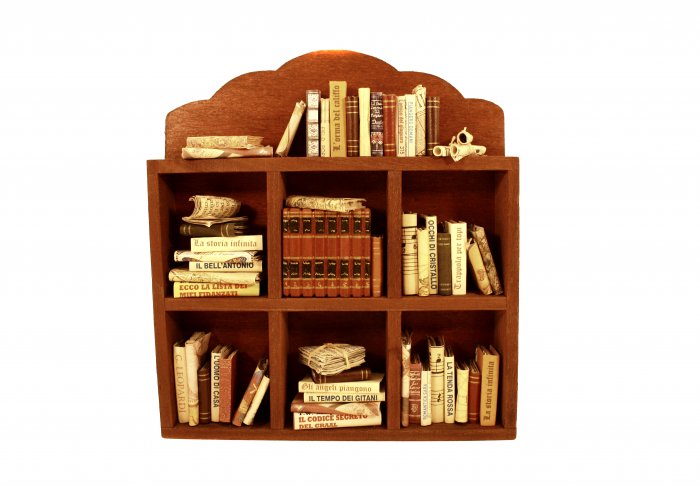 miniature rooms for bookshelf