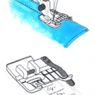 VIKING HUSQVARNA CLEAR SEAM GUIDE FOOT