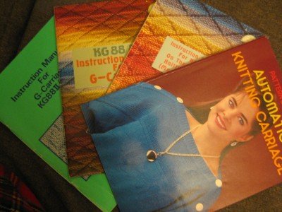 Brother Knitting Machine G-Carriage Manuals KG88/89 ++