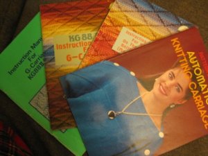 Brother Knitting Machine G-Carriage Manuals  KG88/89 ++