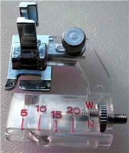ADJUSTABLE LOW SHANK BIAS BINDER FOOT WILL FIT BERNINA