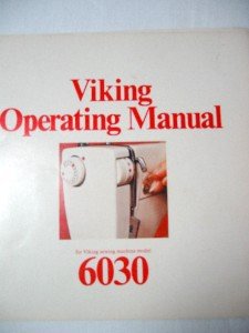 VIKING HUSQVARNA 6030 Sewing Machine Manual on CD