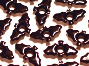 Halloween Bat Eyelets - Embellishments Scrapbook Paper Art Craft Holiday Cards Tags Piecing Supplies