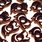 Halloween Cat Eyelets - Embellishments Scrapbook Paper Art Craft Holiday Cards Tags Piecing Supplies