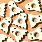Pac Man Ghost Eyelets - Embellishments Scrapbook Paper Art Craft Holiday Cards Tags Piecing Supplies