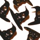 Witch Hat Black Eyelets - Embellishments Scrapbook Paper Art Craft Holiday Cards Tags Supplies