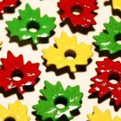 Tall Maple Leaf Eyelets - Embellishments Scrapbook Paper Art Craft Holiday Cards Tags Supplies