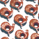 Turkey Eyelets - Embellishments Scrapbook Paper Art Craft Holiday Cards Tags Piecing Supplies