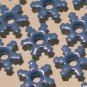 Dark Blue Snowflake Eyelets - Embellishments Scrapbook Paper Art Craft Holiday Cards Tags Supplies