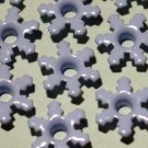 Baby Blue Snowflake Eyelets - Embellishments Scrapbook Paper Art Craft Holiday Cards Tags Supplies