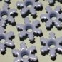 Baby Blue Snowflake Eyelets - Embellishments Scrapbook Paper Art Craft Holiday Cards Tags Supplies