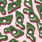 Christmas Stocking Green Eyelets - Embellishment Scrapbook Paper Art Craft Holiday Card Tag Supply