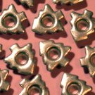 Christmas Tree Silver Eyelets - Embellishments Scrapbook Paper Art Craft Holiday Cards Tags Supplies