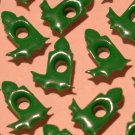 Green Candle Eyelets - Embellishments Scrapbook Paper Art Craft Holiday Cards Tags Piecing Supplies