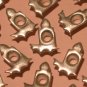 Silver Candle Eyelets - Embellishments Scrapbook Paper Art Craft Holiday Cards Tags Piecing Supplies