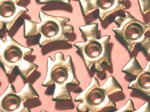 Silver Angel Eyelets - Embellishments Scrapbook Paper Art Craft Holiday Cards Tags Piecing Supplies