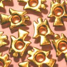 Gold Angel Eyelets - Embellishments Scrapbook Paper Art Craft Holiday Cards Tags Piecing Supplies