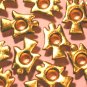 Gold Angel Eyelets - Embellishments Scrapbook Paper Art Craft Holiday Cards Tags Piecing Supplies