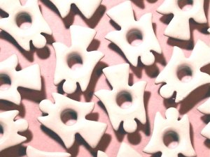White Angel Eyelets - Embellishments Scrapbook Paper Art Craft Holiday Cards Tags Piecing Supplies