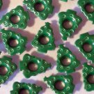 Large Christmas Tree Eyelets - Embellishments Scrapbook Paper Art Craft Holiday Cards Tags Supplies
