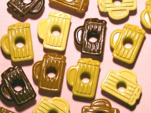 Root Beer Mug Mix Eyelets - Embellishment Scrapbook Paper Art Craft Holiday Card Tag Piecing Supply