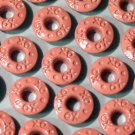 Round XO Pink Eyelets - Embellishments Scrapbook Paper Art Craft Holiday Cards Tags Piecing Supplies