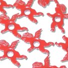 Red Cupid Eyelets - Embellishments Scrapbook Paper Art Craft Holiday Cards Tags Piecing Supplies