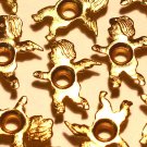Gold Cupid Eyelets - Embellishments Scrapbook Paper Art Craft Holiday Cards Tags Piecing Supplies