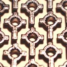 Silver Cross Eyelets - Embellishments Scrapbook Paper Art Craft Holiday Cards Tags Piecing Supplies