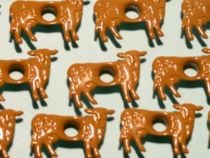 Cow Eyelets - Embellishments Scrapbook Paper Art Craft Holiday Cards Tags Piecing Supplies
