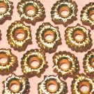 Gold Sea Shell Eyelets - Embellishments Scrapbook Paper Art Craft Holiday Cards Tag Piecing Supplies