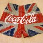 NWT Mens Coca-Cola COKE Boxers LARGE Sleep Shorts L 36-38