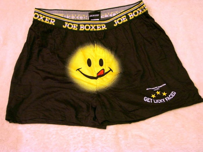 smiley face boxer shorts