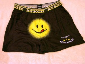 NEW Mens SMILE FACE #2 Boxers X-LARGE Shorts XL 40-42