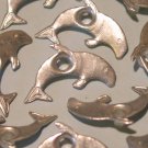 Silver Dolphin Eyelets - Embellishments Scrapbook Paper Art Craft Holiday Cards Tags Piecing Supply