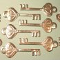 Magic Kingdom Heart Key Eyelets Charms Tags Scrapbooking Embellishments