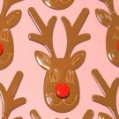 Rudolph Reindeer Holiday Charms Tags Eyelets Scrapbooking Embellishments