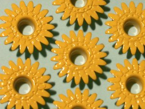 Sun Yellow DAISY Eyelets - Embellishments Scrapbook Paper Art Craft Holiday Cards Tag Piecing Supply